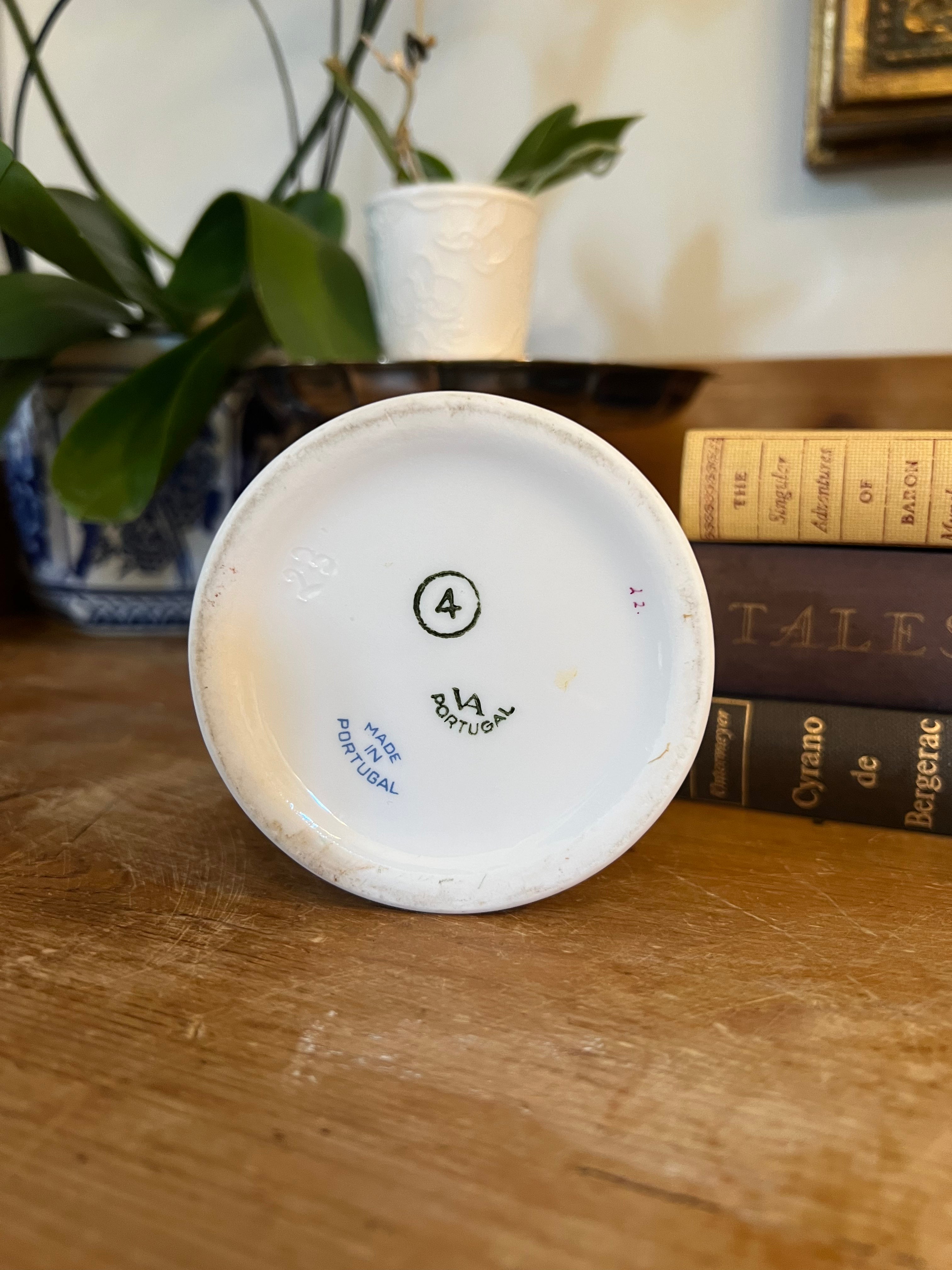 Vista Alegre Floral Apothecary Jar