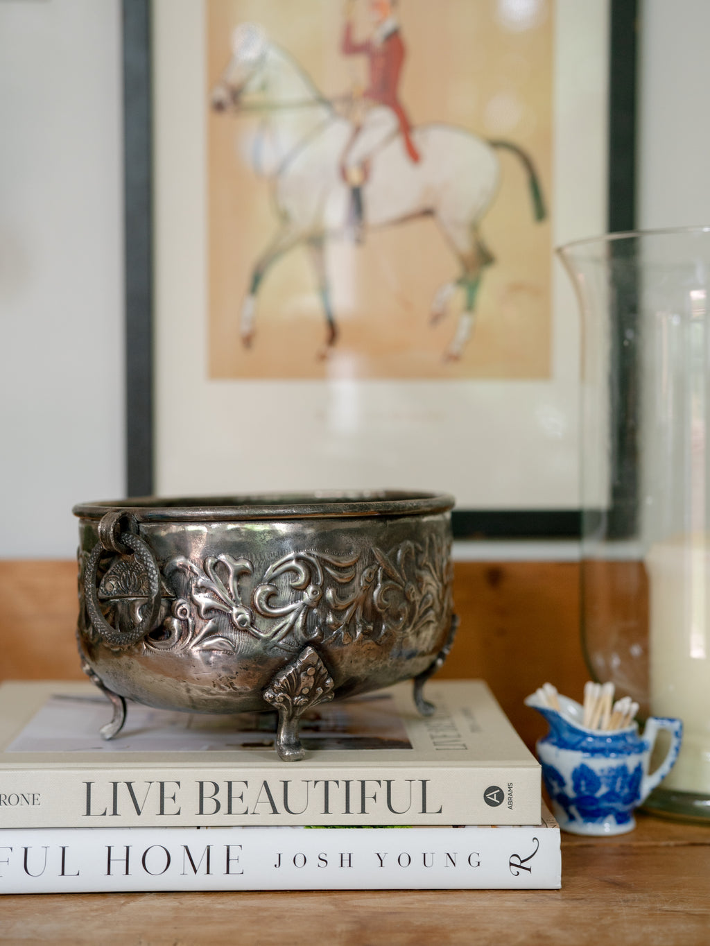 Silverplated Footed Jardinière