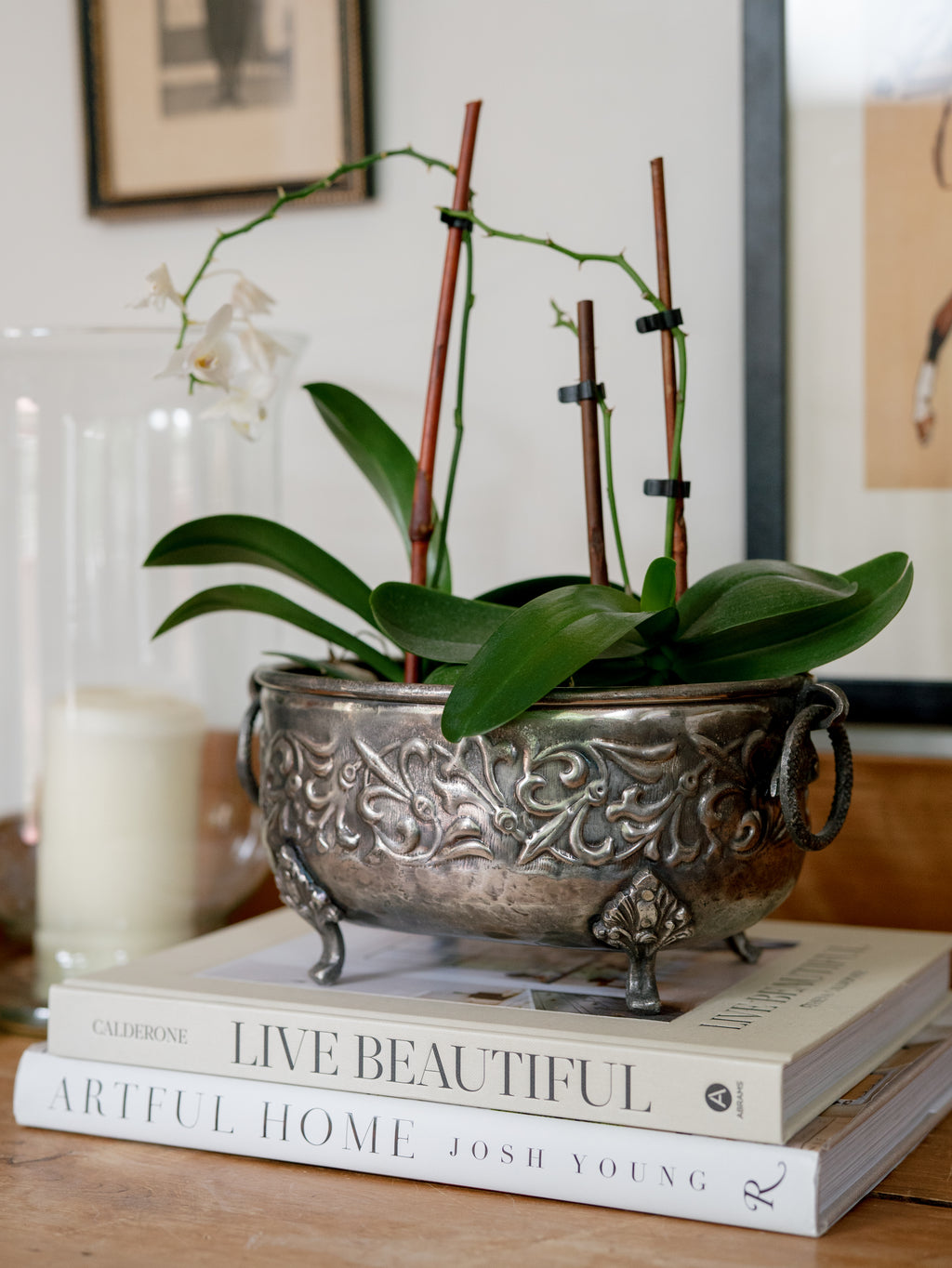 Silverplated Footed Jardinière