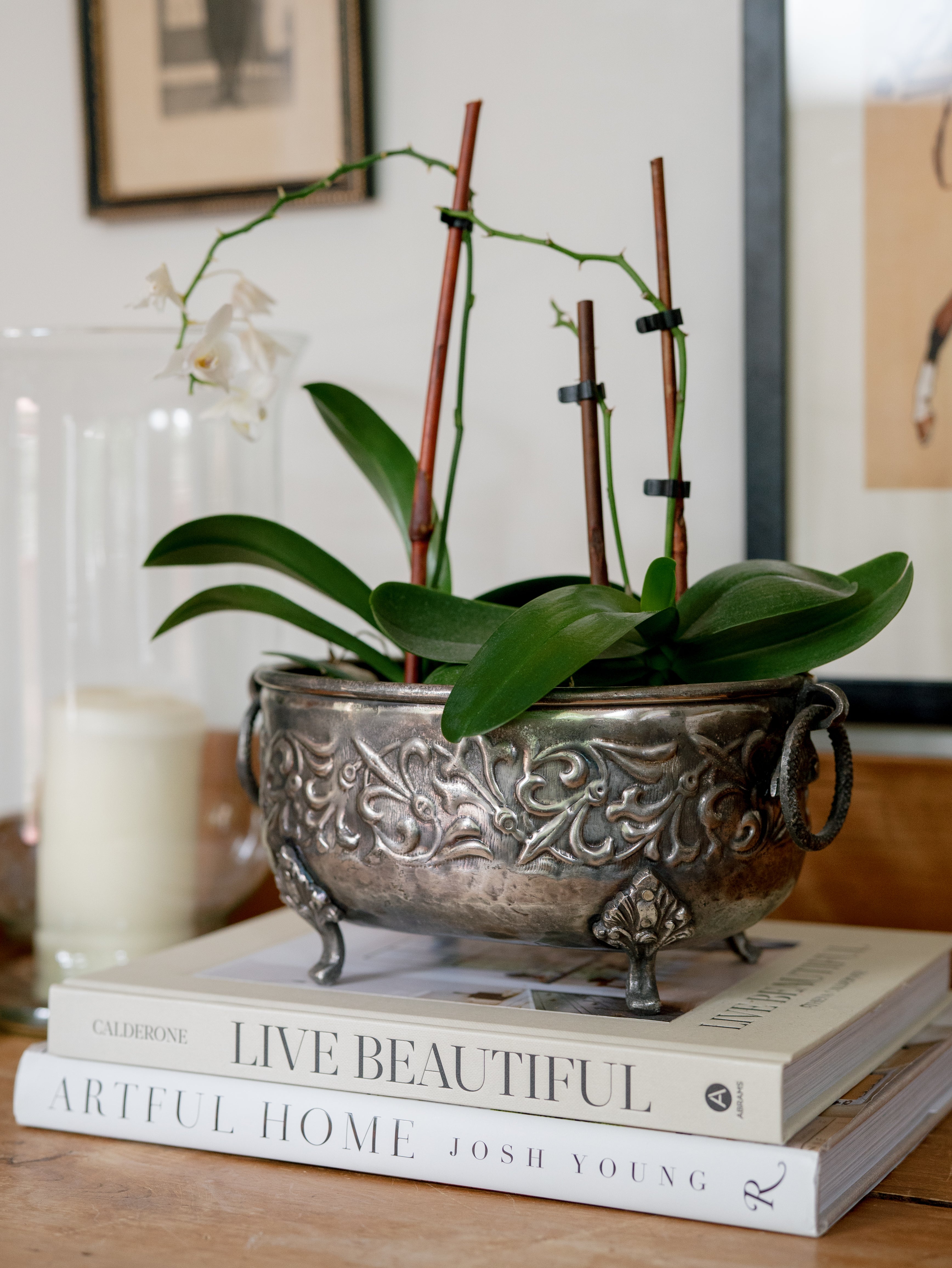Silverplated Footed Jardinière