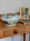 Vintage Lidded Foo Dog Bowl