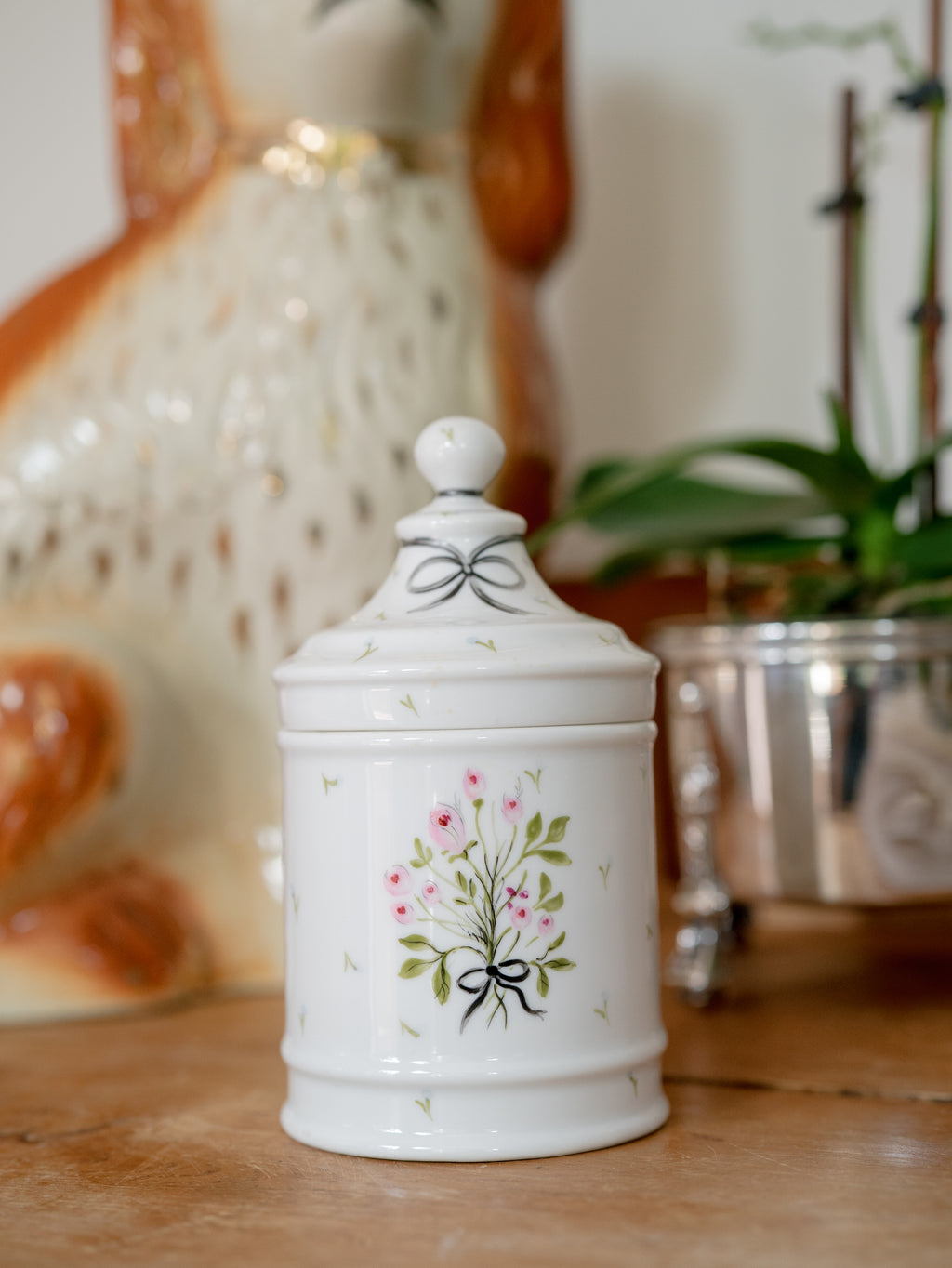 Vista Alegre Floral Apothecary Jar