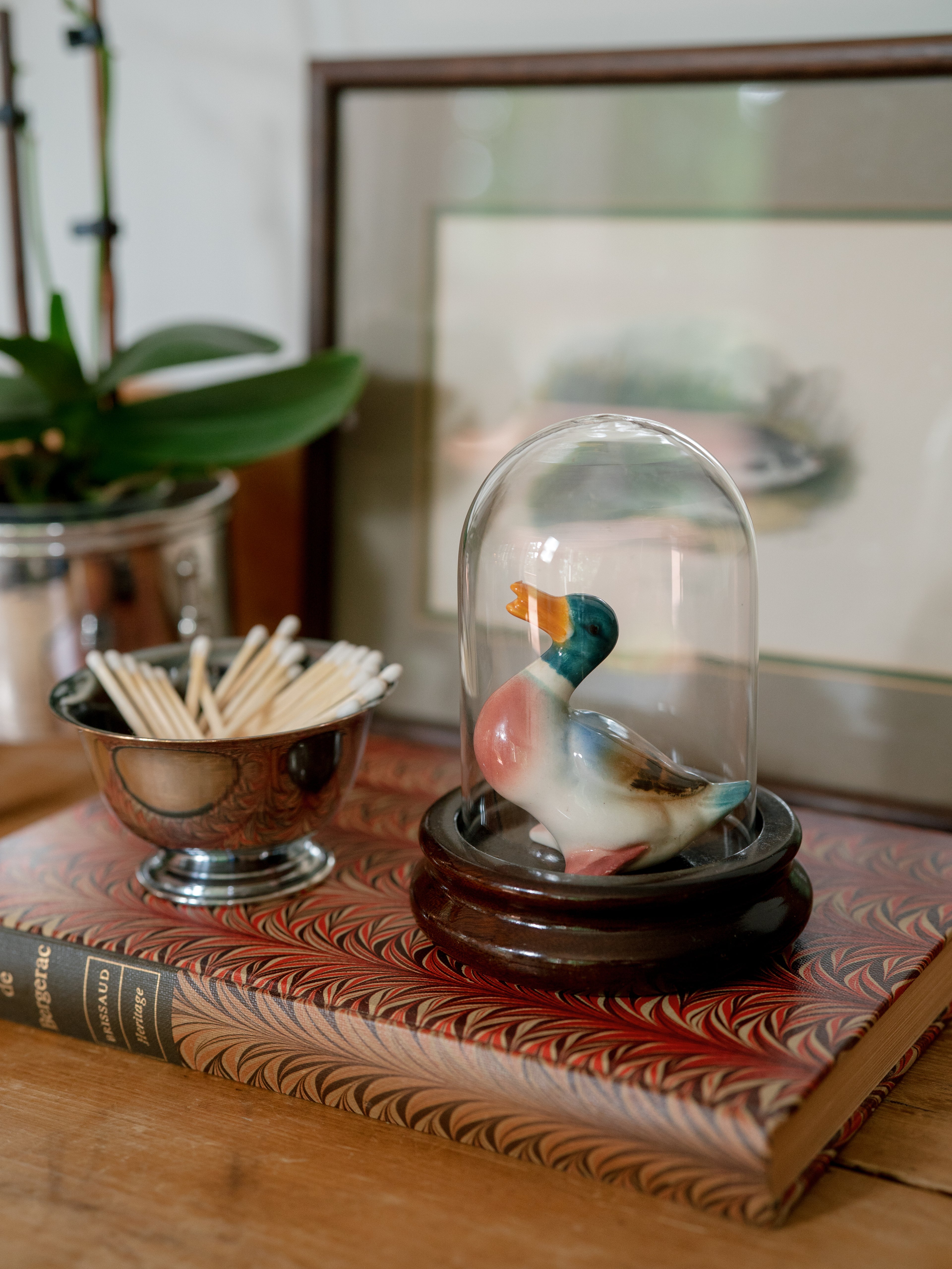 Goebel Mallard Duck With Cloche
