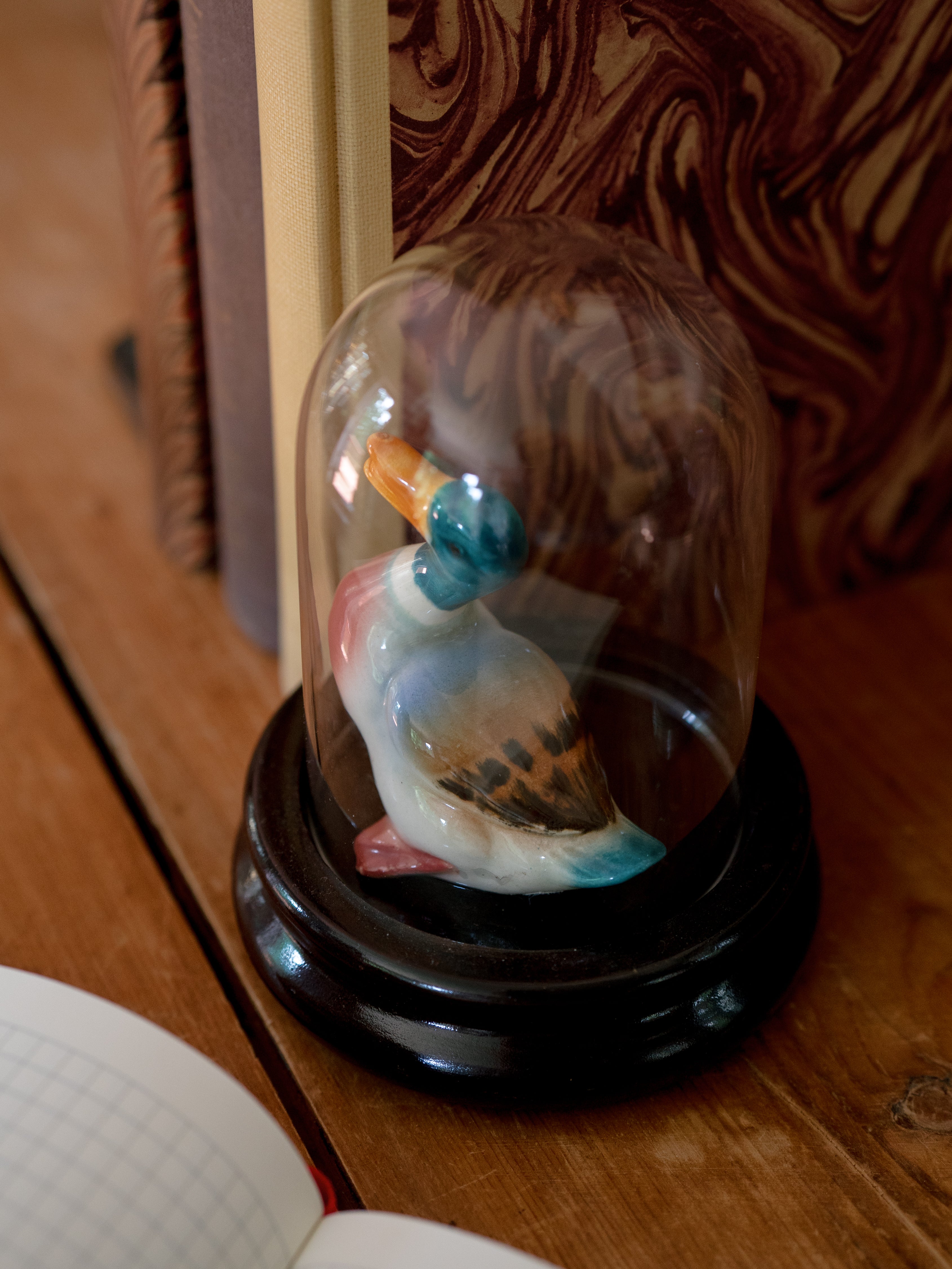 Goebel Mallard Duck With Cloche