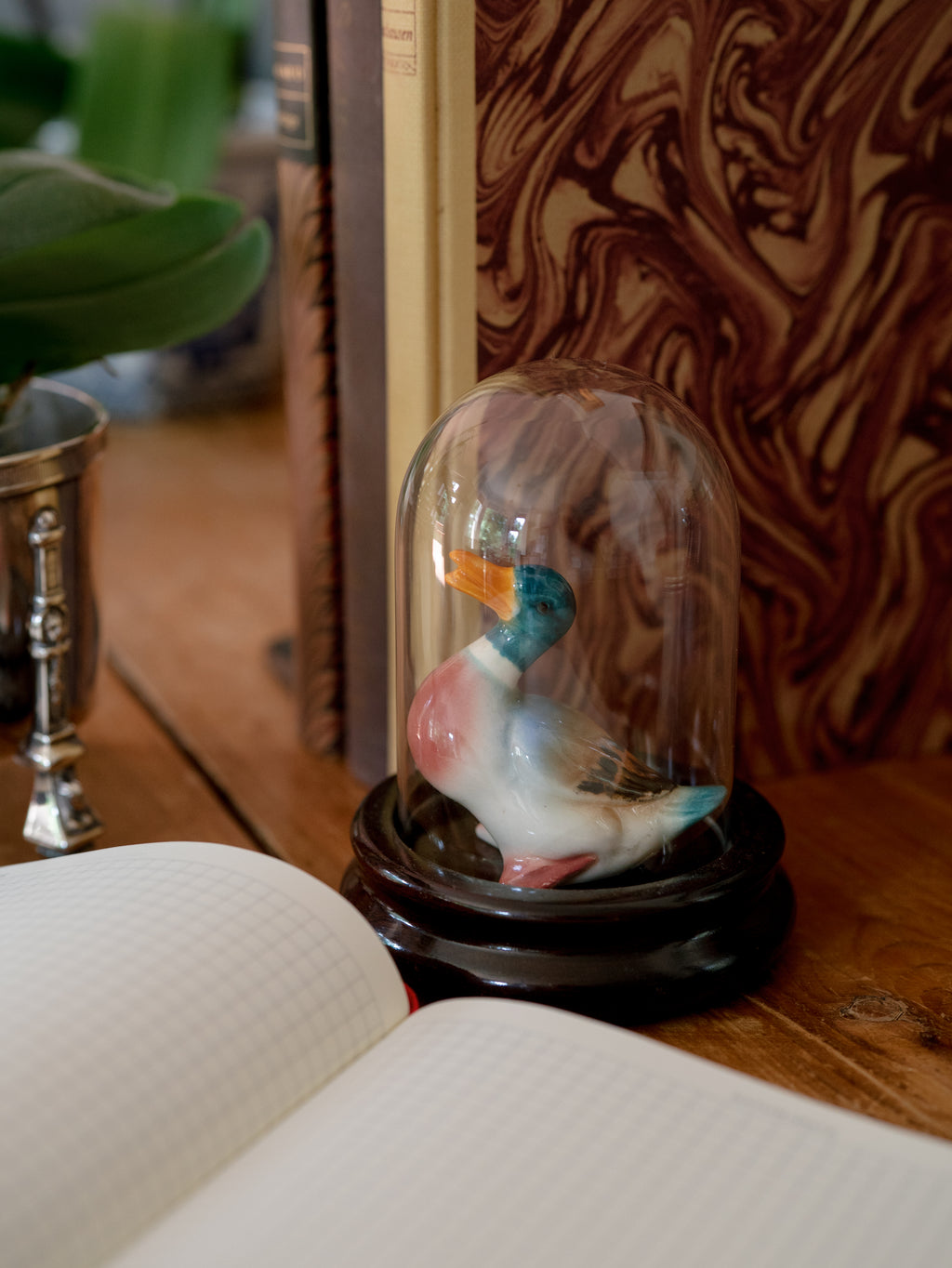 Goebel Mallard Duck With Cloche