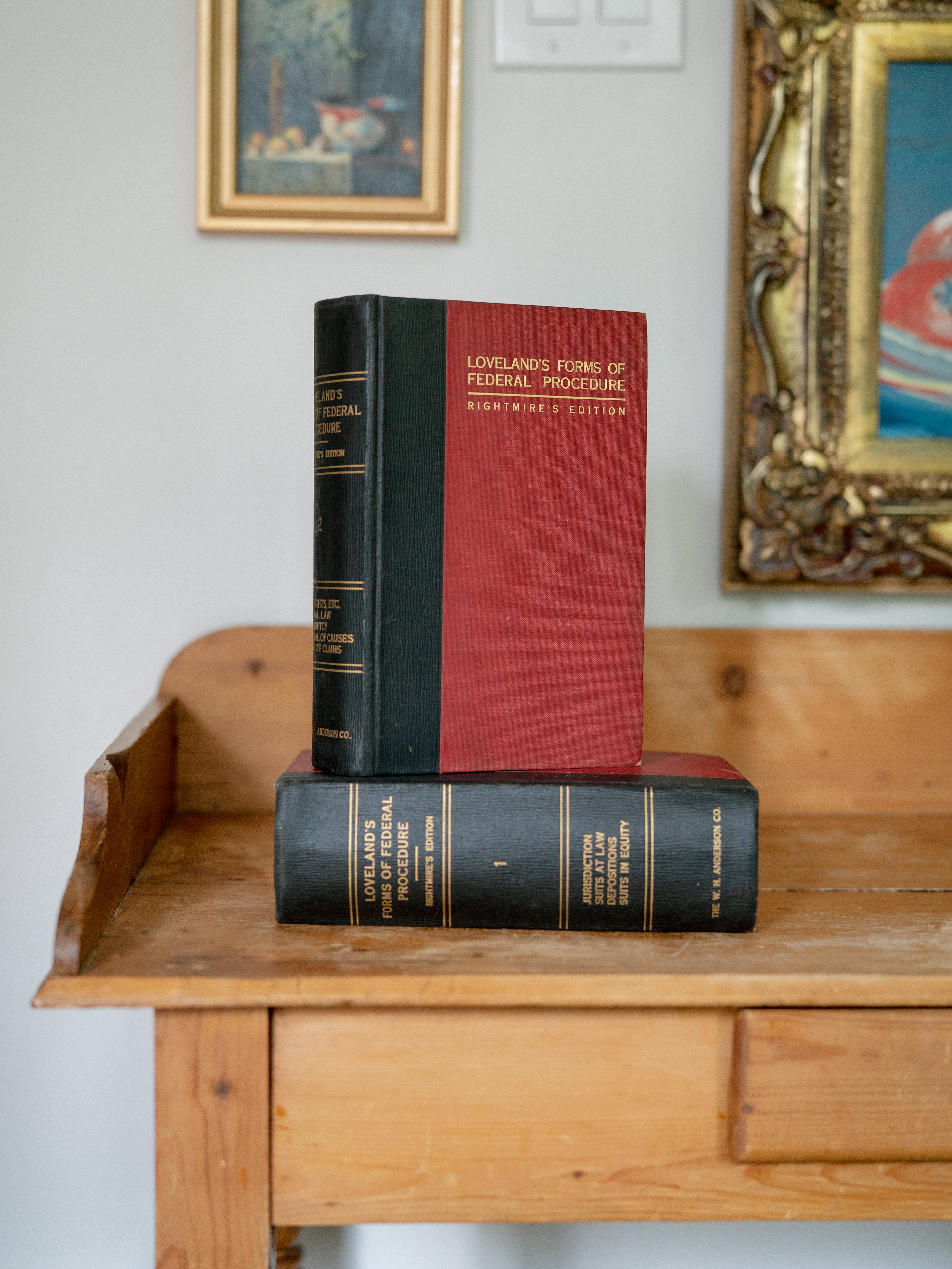 Red Legal Styling Books