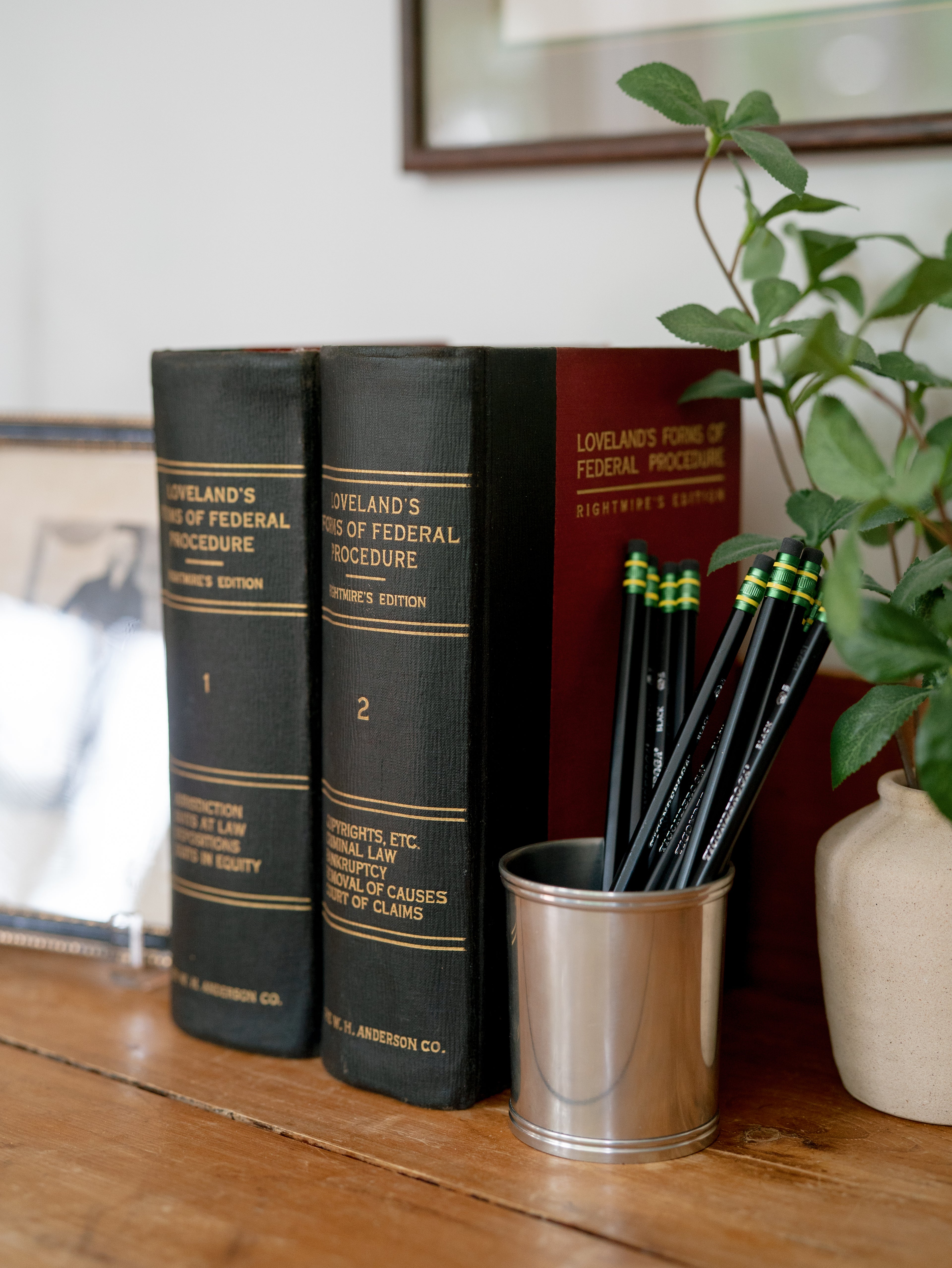 Red Legal Styling Books
