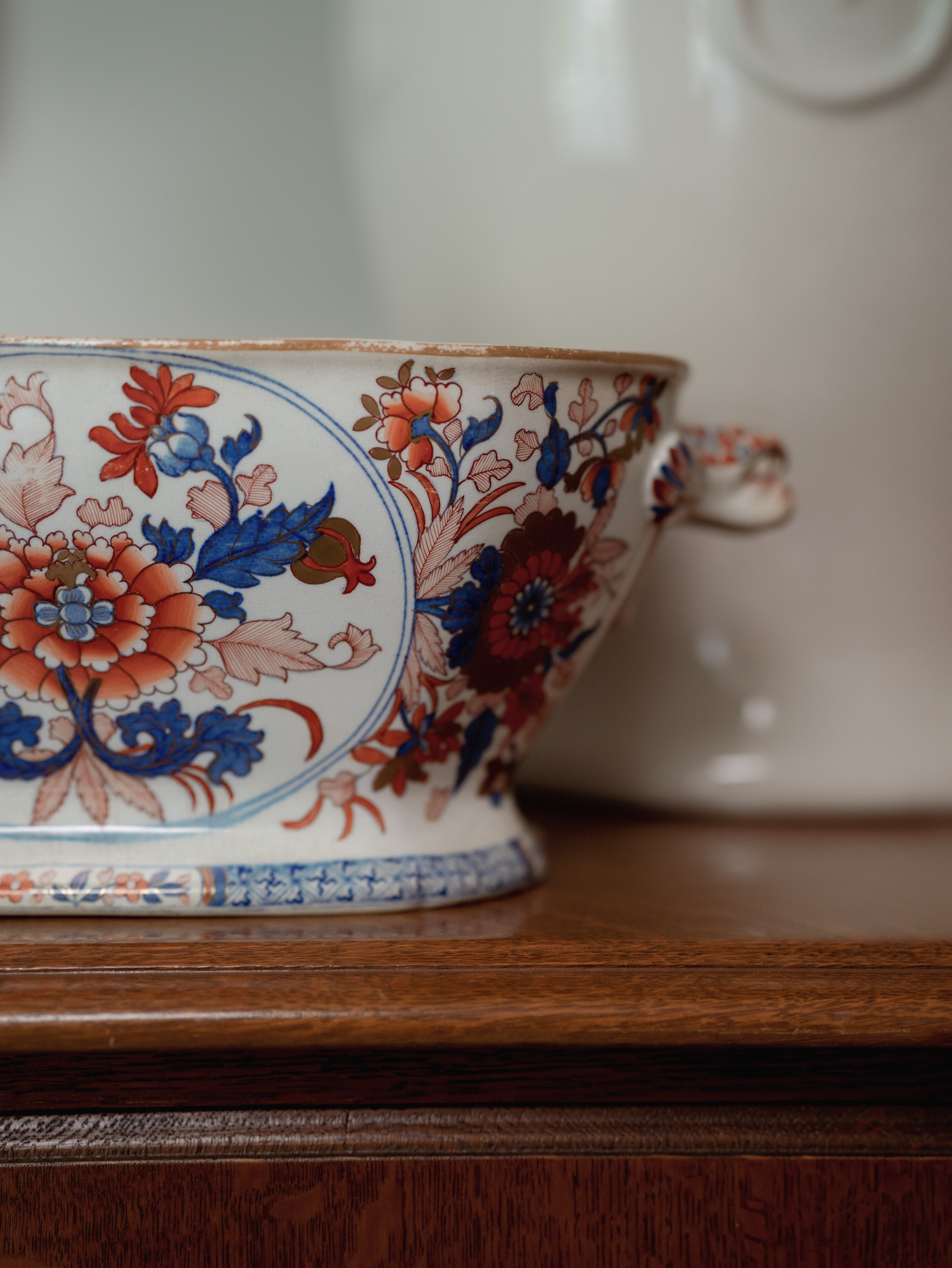 Antique Spode Imari Jardiniere