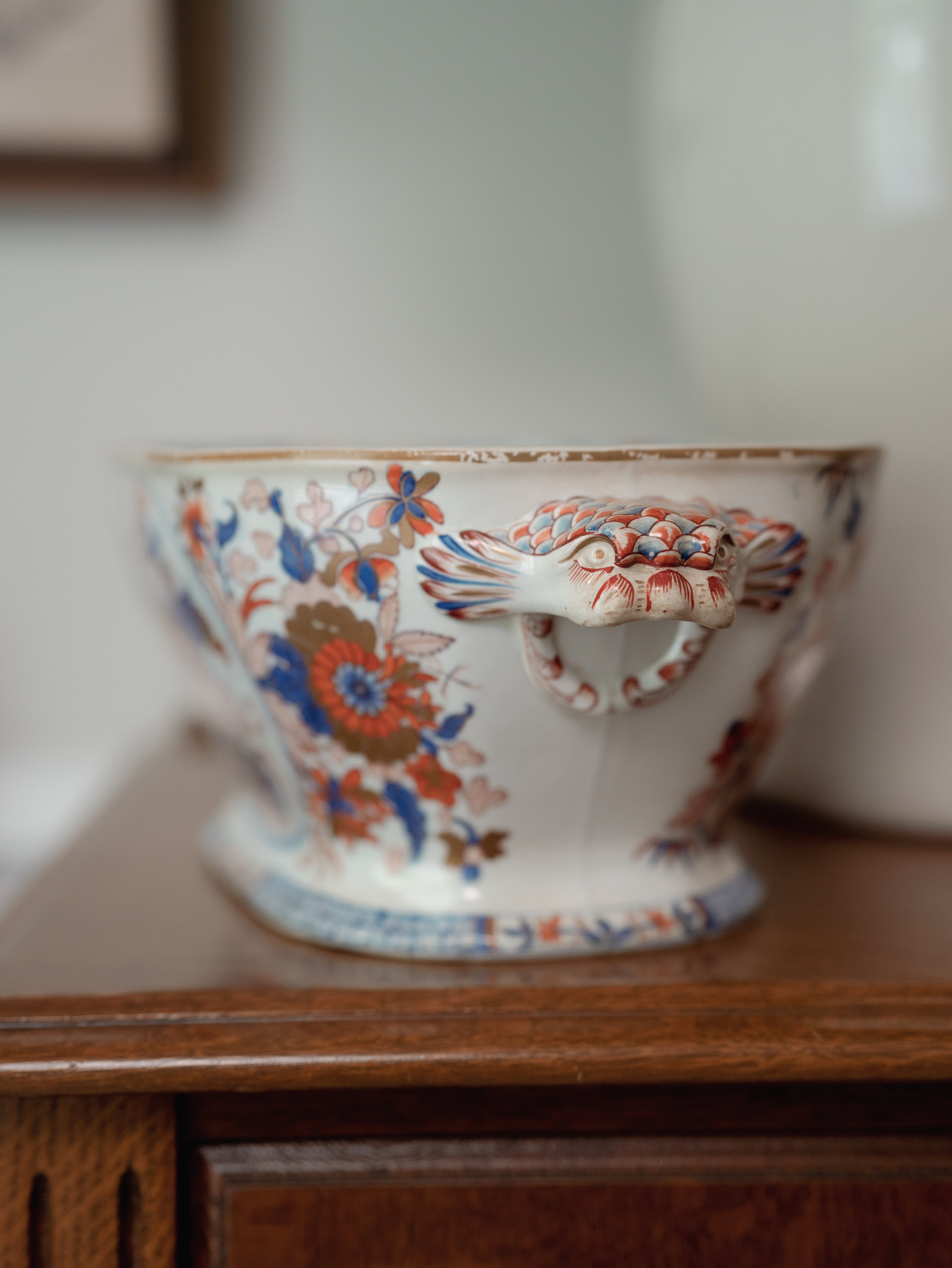 Antique Spode Imari Jardiniere
