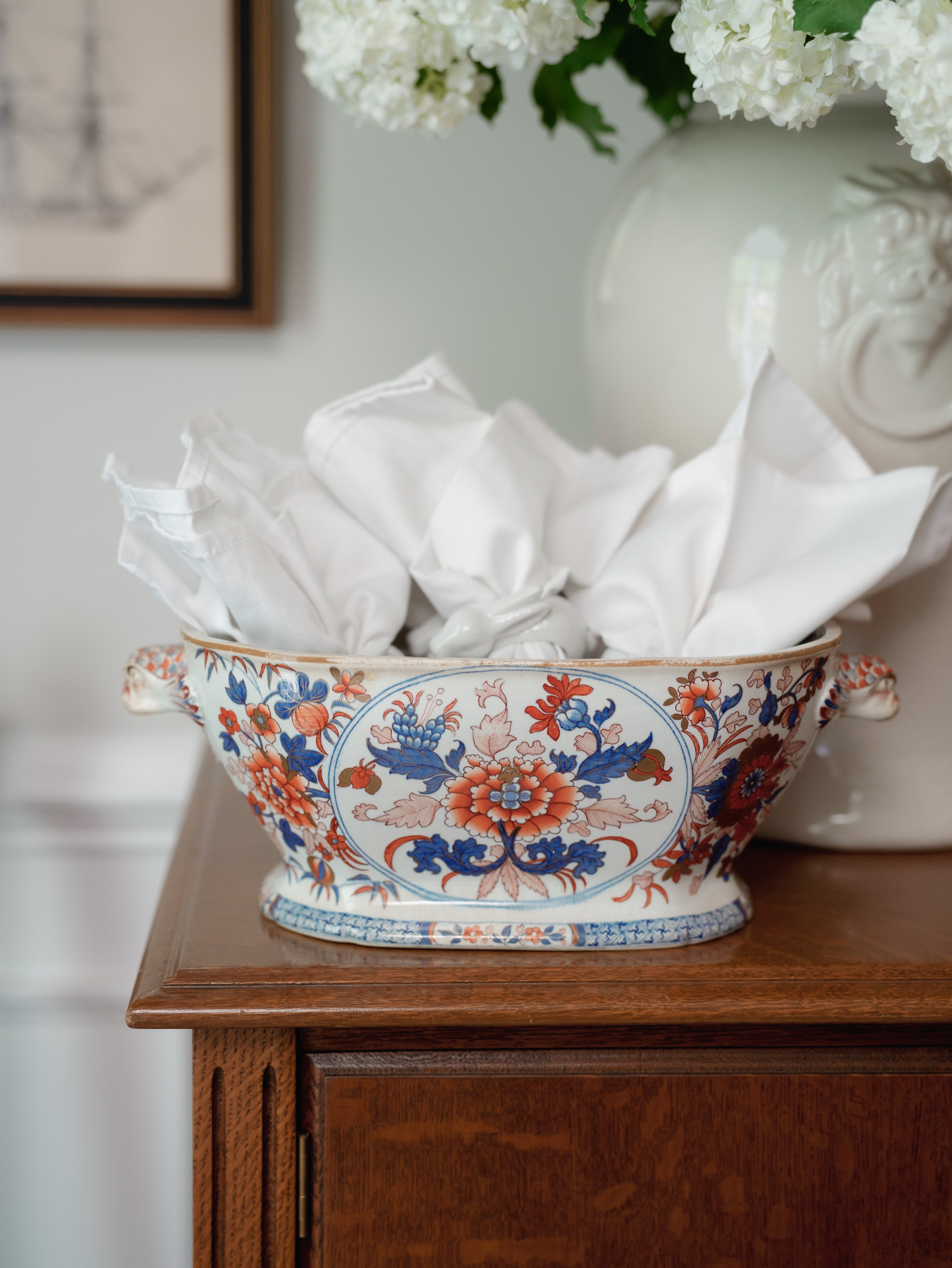 Antique Spode Imari Jardiniere